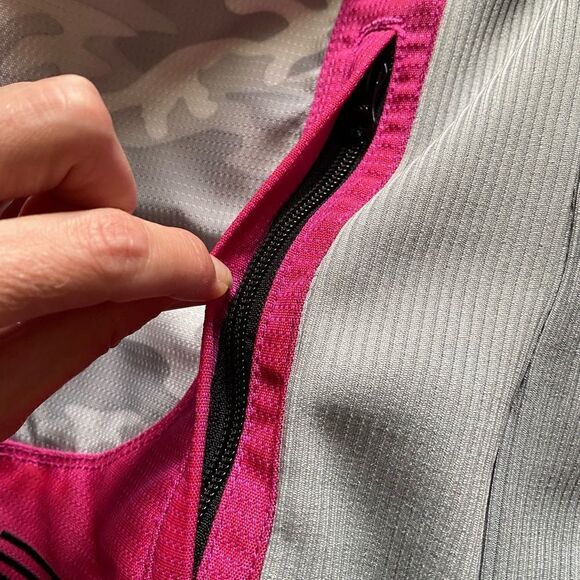 Icon Motorcycle Jacket Pink Padded Number 5 Womens Size XXL - Picture 10 of 16